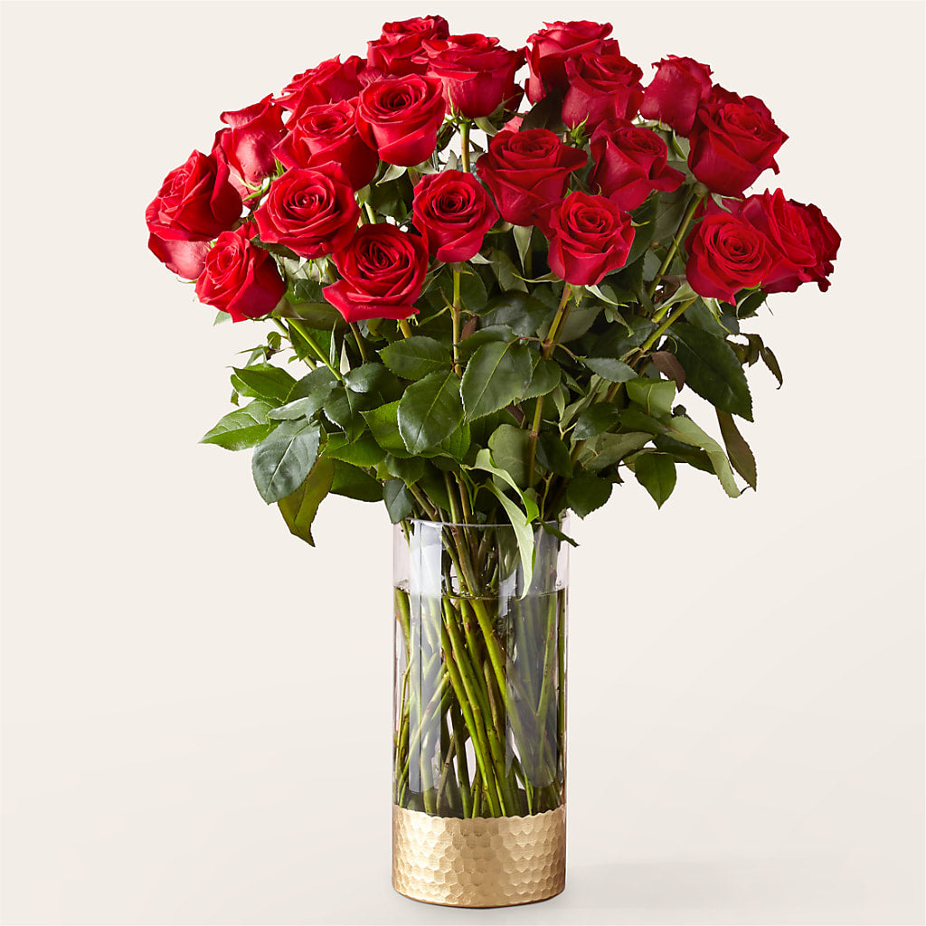 Classic Love Red Rose Bouquet – Unique Flowers And Wedding, Miami FL