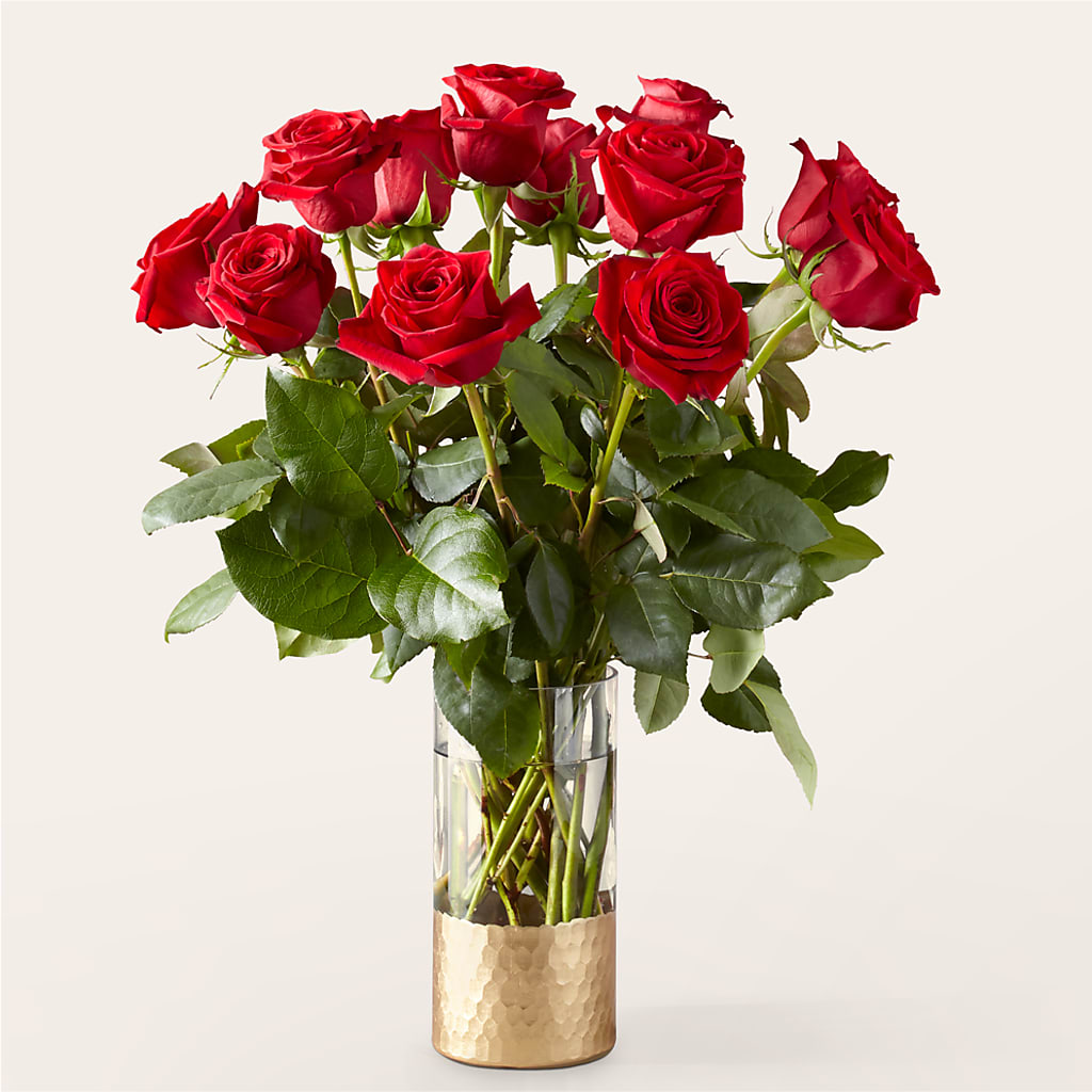 Classic Love Red Rose Bouquet – Unique Flowers And Wedding, Miami FL