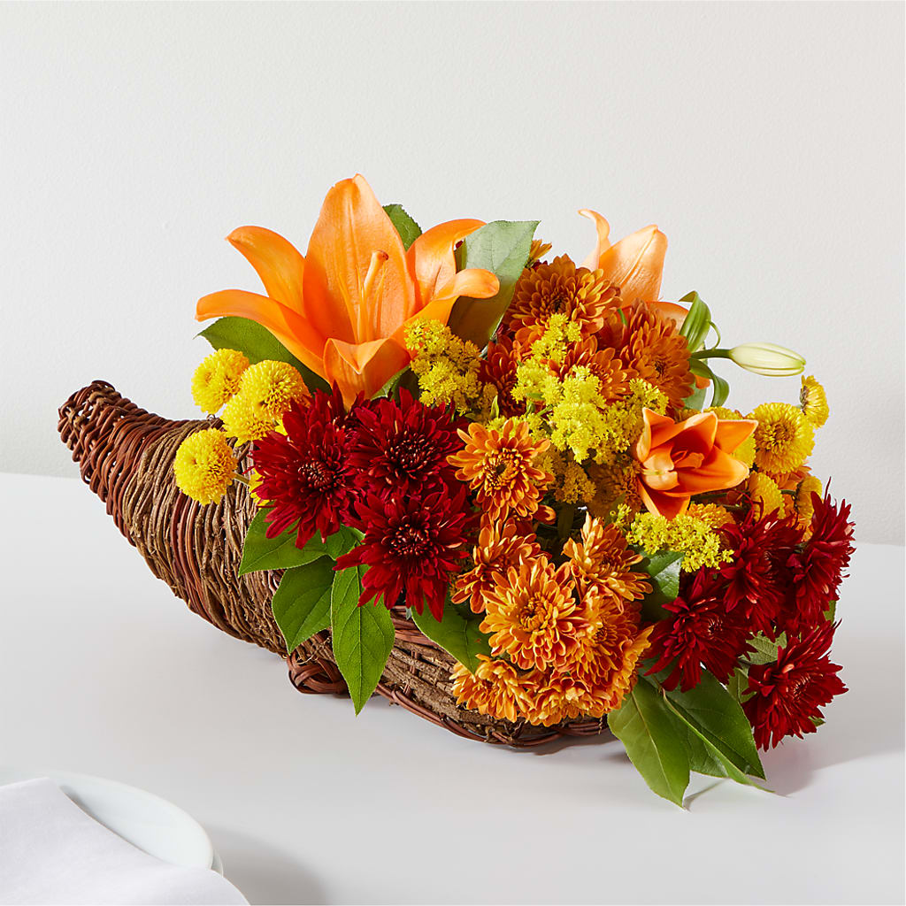 Bouquet of Blessings Cornucopia – Unique Flowers And Wedding, Miami FL