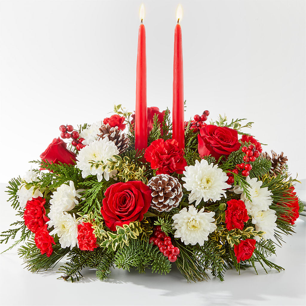 Holiday Soiree Centerpiece – Unique Flowers And Wedding, Miami FL