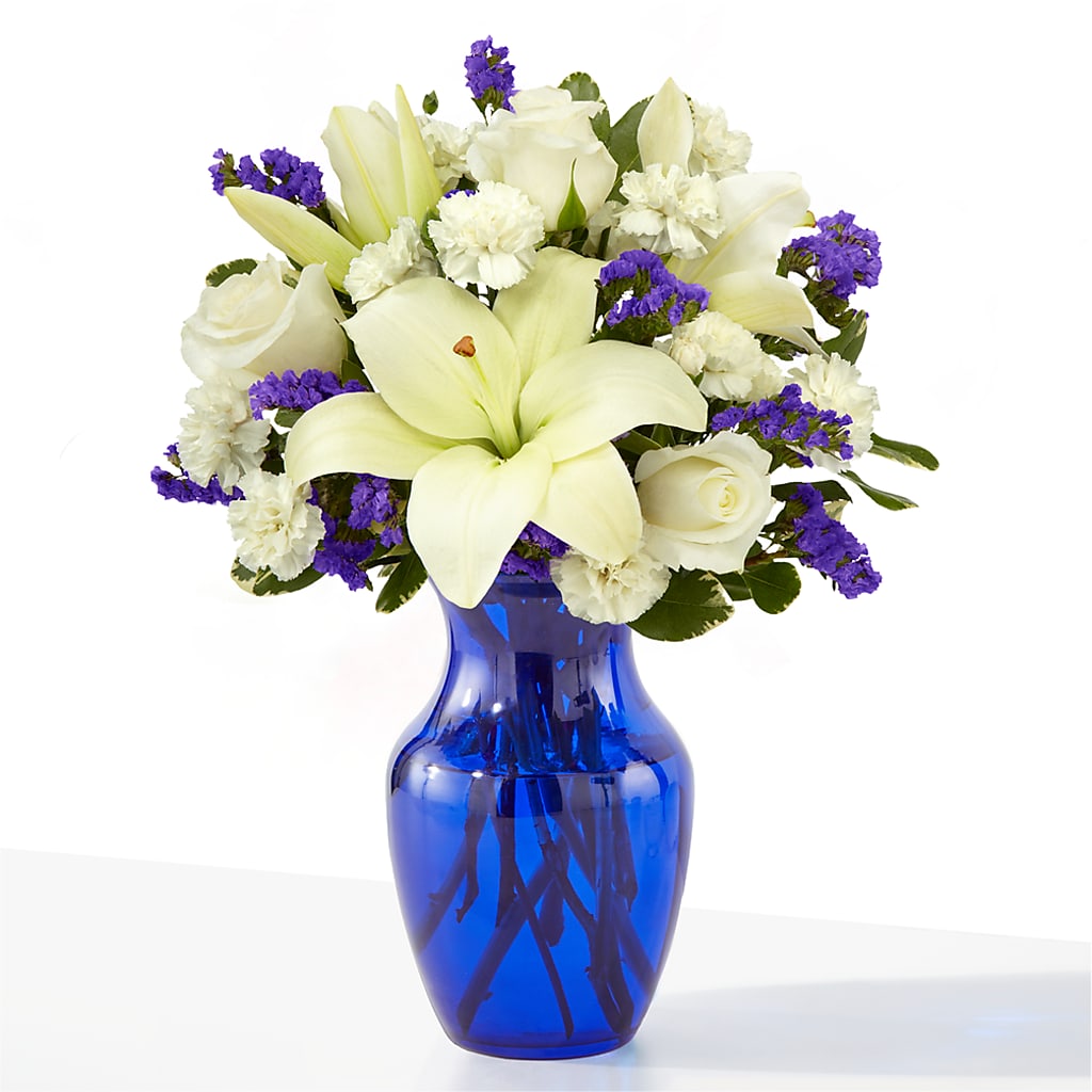 Sapphire Rush Bouquet – Unique Flowers And Wedding, Miami FL