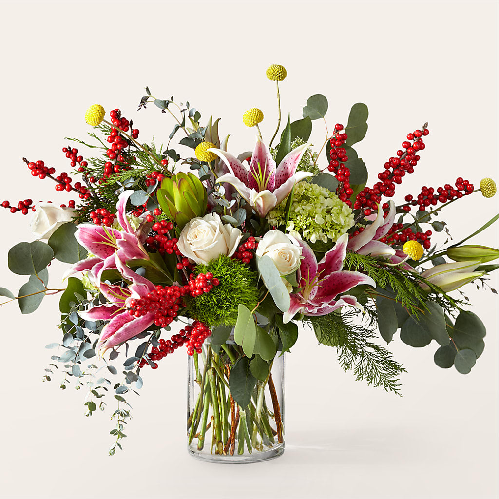 Berry & Bright Bouquet – Unique Flowers And Wedding, Miami FL