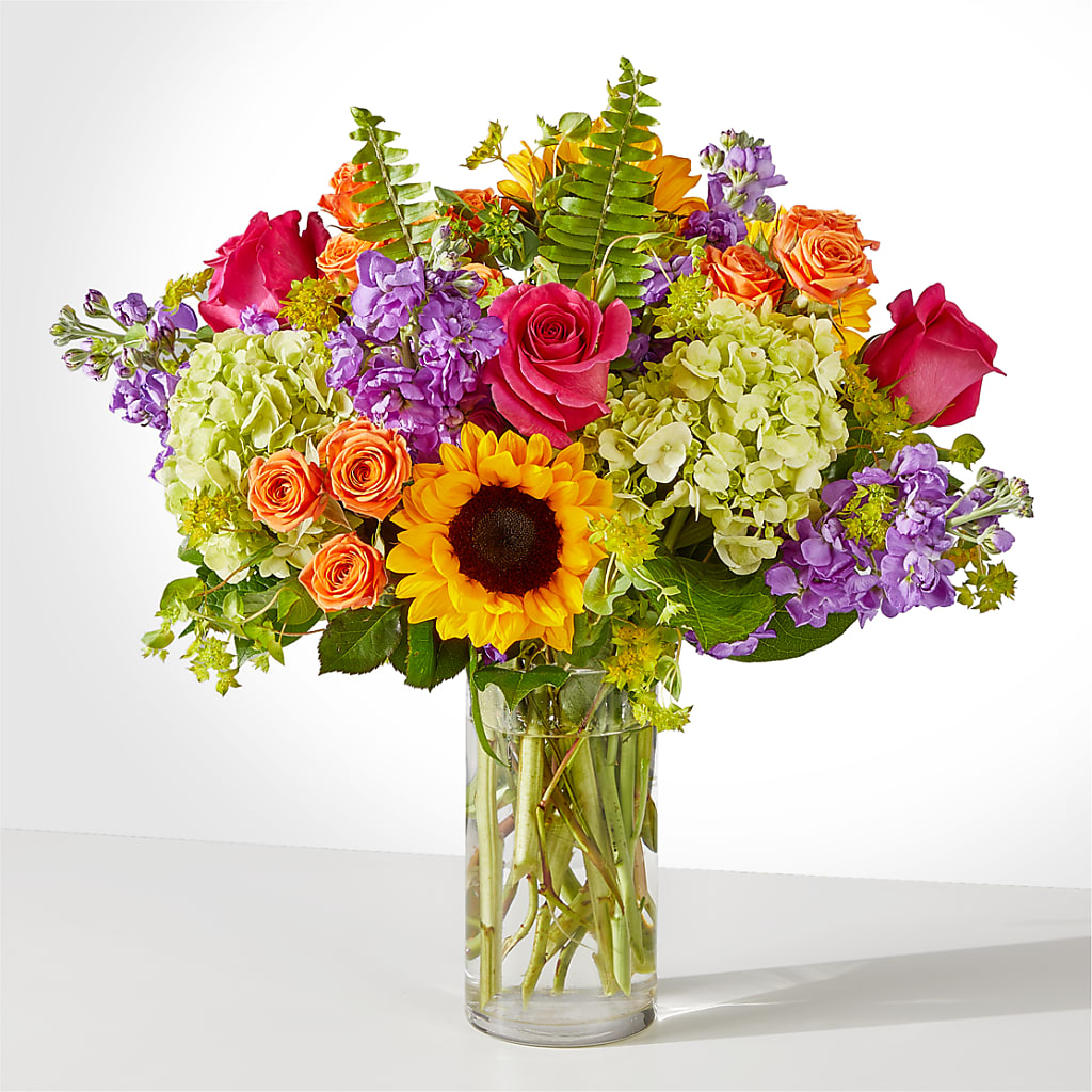 Vibrant Greetings Bouquet – Unique Flowers And Wedding, Miami FL