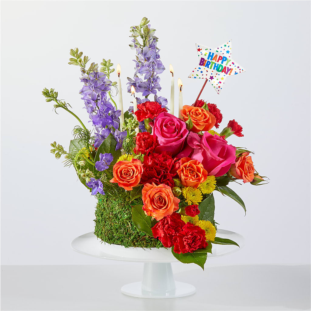 Best Year Yet Floral Cake – Unique Flowers And Wedding, Miami FL