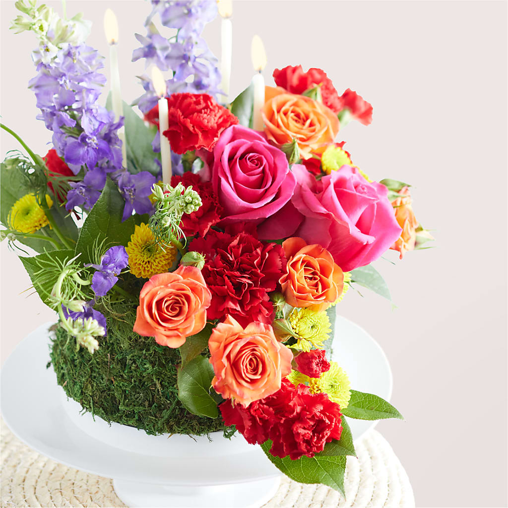 Best Year Yet Floral Cake – Unique Flowers And Wedding, Miami FL