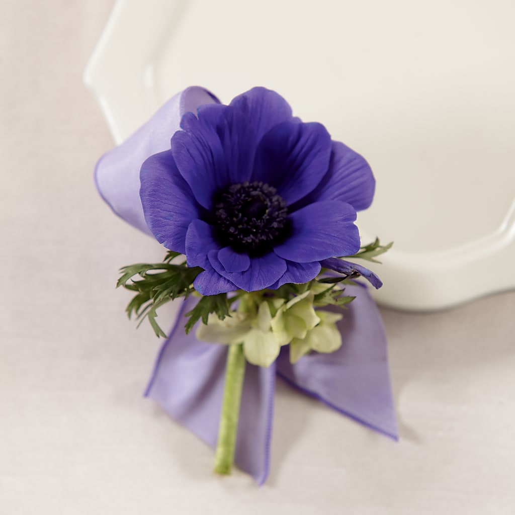 Purple Passion Boutonniere – Unique Flowers And Wedding, Miami FL
