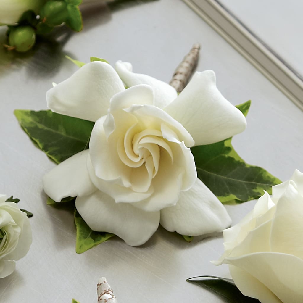 Gardenia Boutonniere – Unique Flowers And Wedding, Miami FL