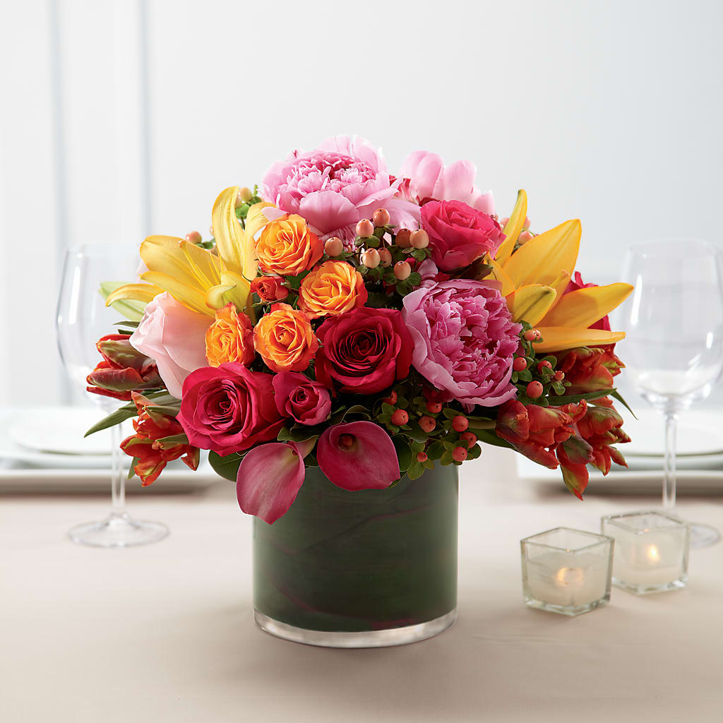 Color Mix Arrangement – Unique Flowers And Wedding, Miami FL