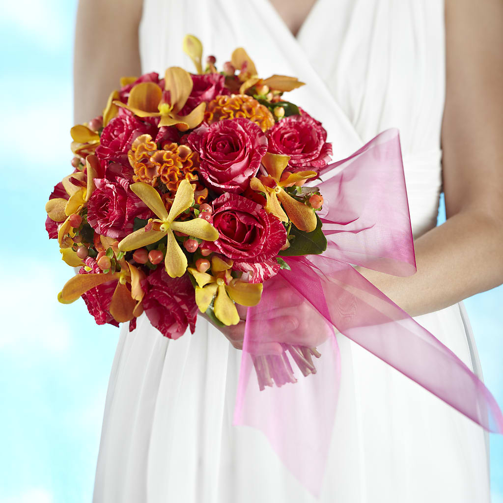 Brilliant Shades of Love Bouquet – Unique Flowers And Wedding, Miami FL