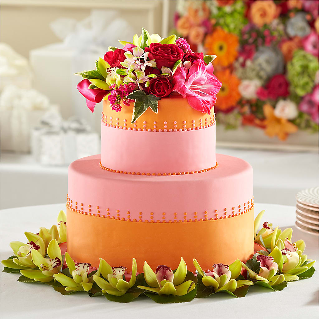 Sweet Citrus Cake Decor – Unique Flowers And Wedding, Miami FL