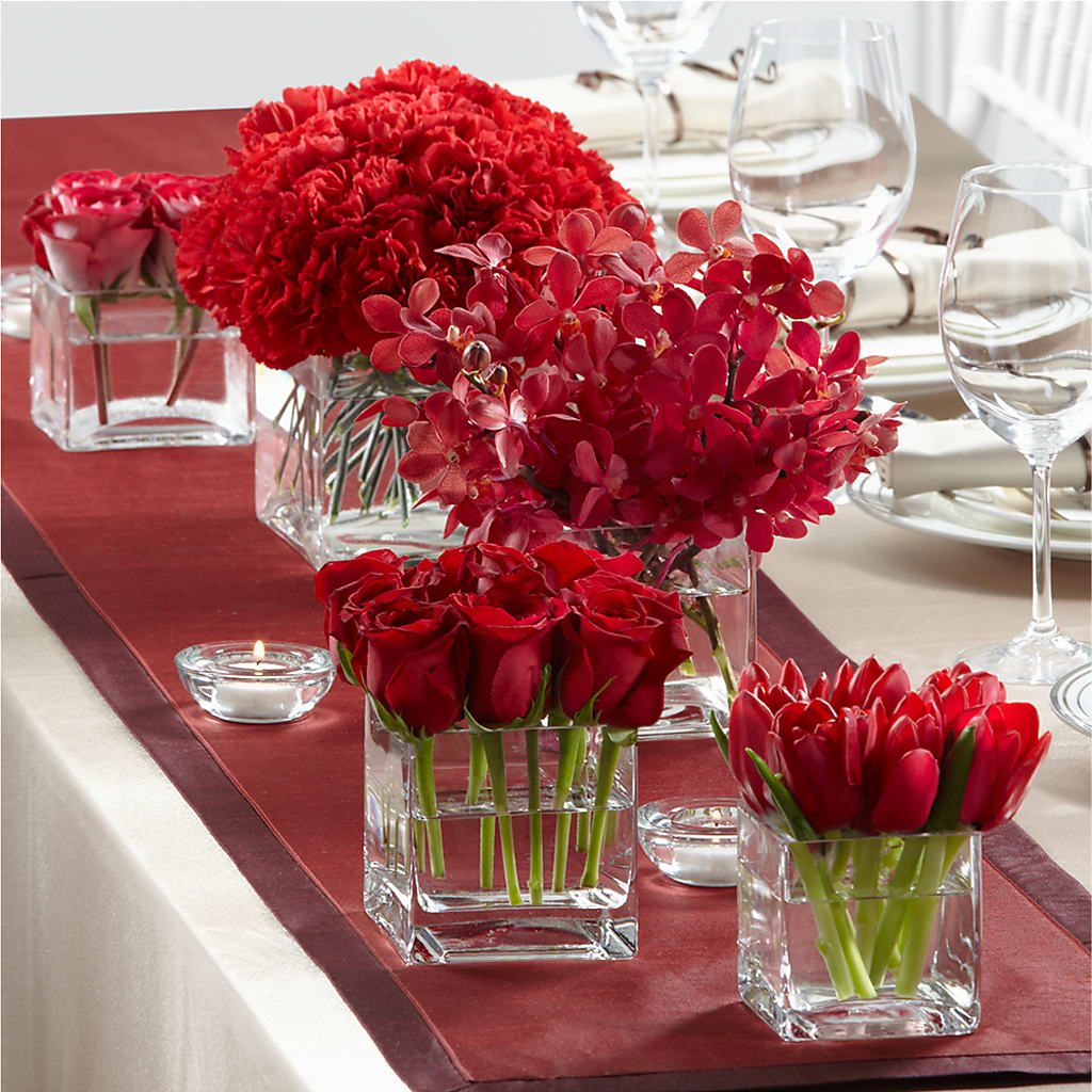 Modern Grace Centerpiece – Unique Flowers And Wedding, Miami FL
