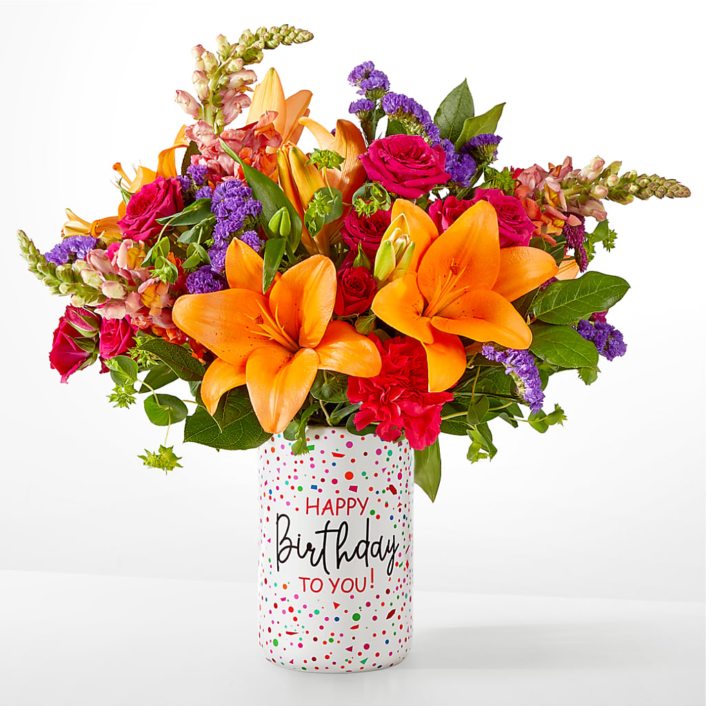 Birthday Palooza Bouquet –  Unique Flowers And Wedding, Miami FL