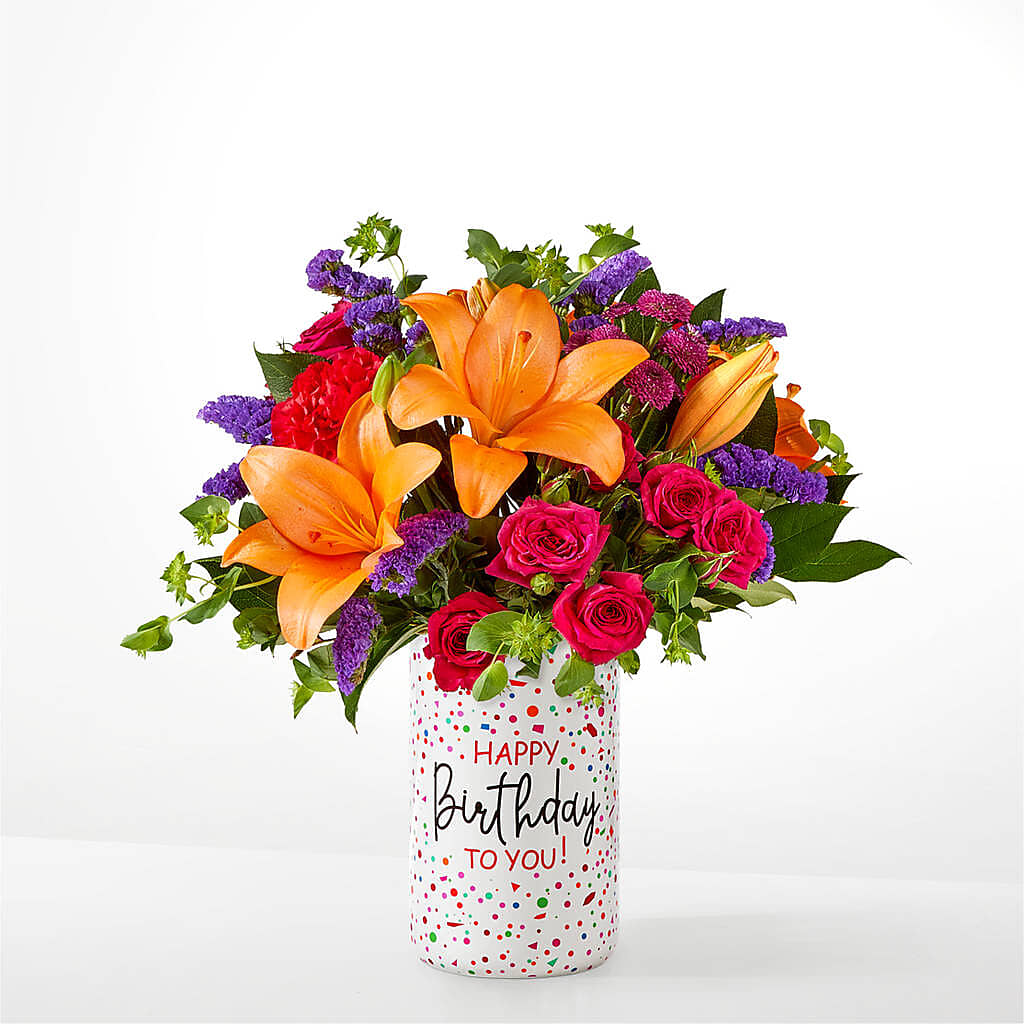 Birthday Palooza Bouquet –  Unique Flowers And Wedding, Miami FL