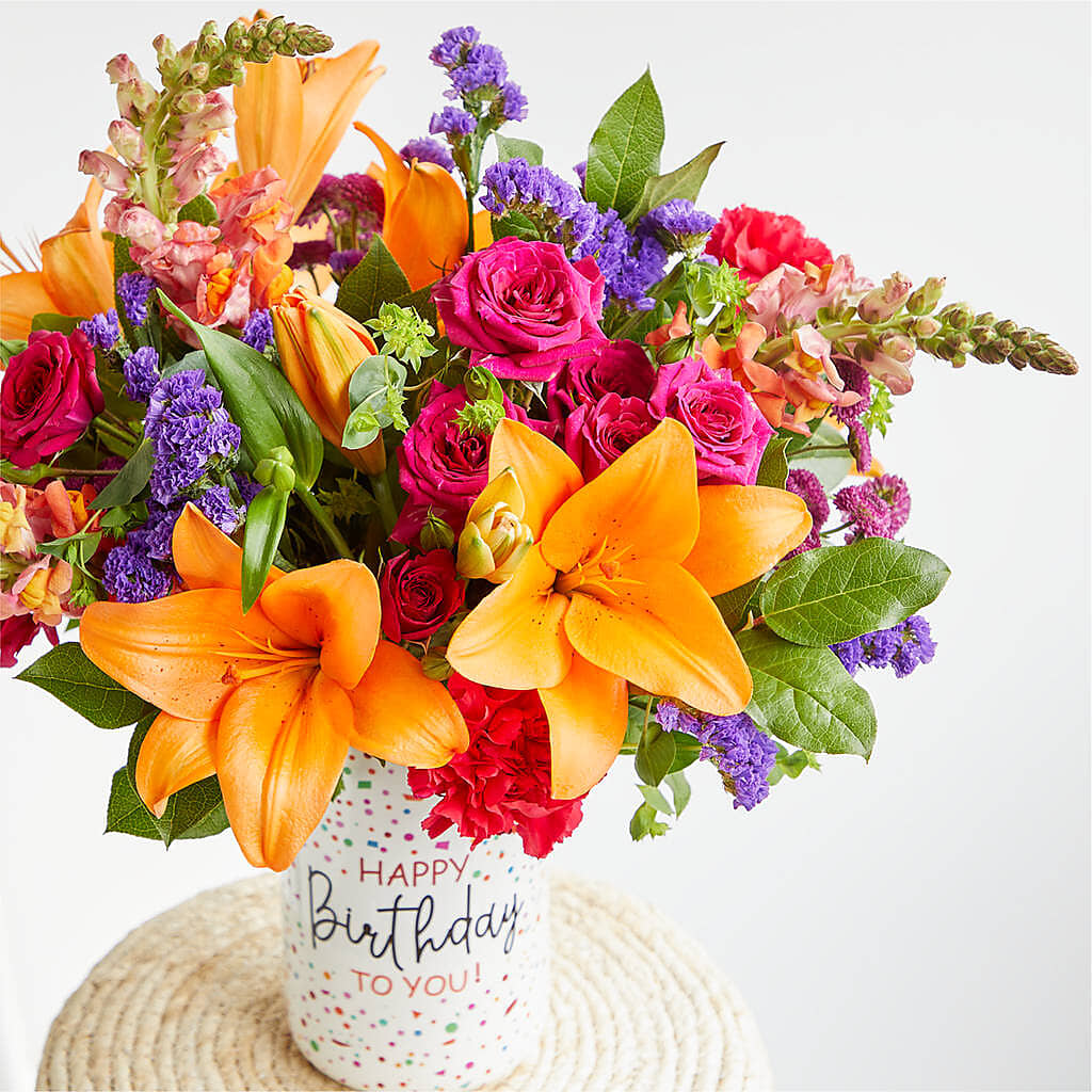 Birthday Palooza Bouquet –  Unique Flowers And Wedding, Miami FL