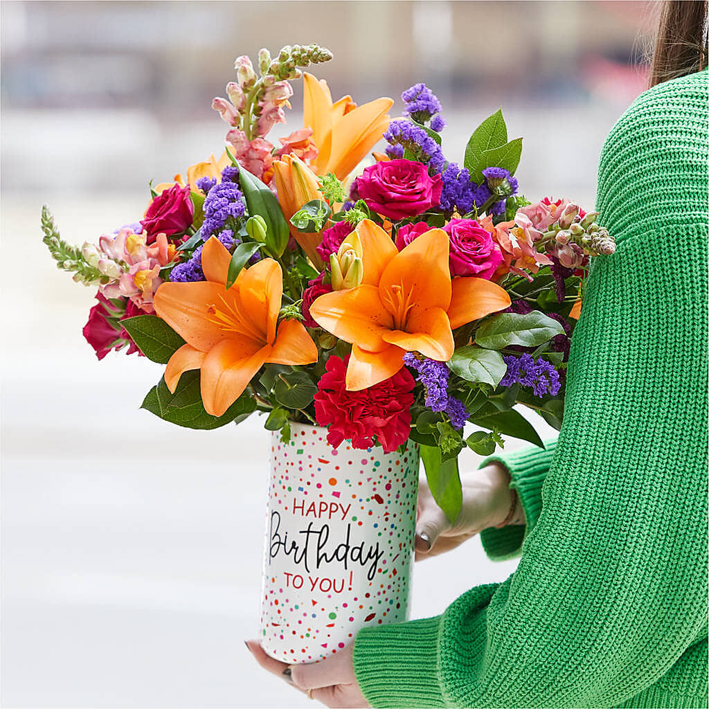Birthday Palooza Bouquet –  Unique Flowers And Wedding, Miami FL
