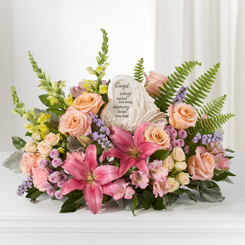 Gentle Light Arrangement –  Unique Flowers And Wedding, Miami FL