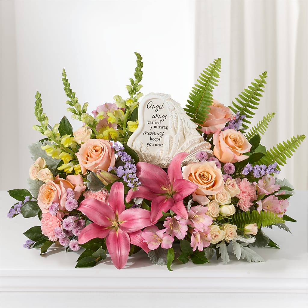 Gentle Light Arrangement –  Unique Flowers And Wedding, Miami FL
