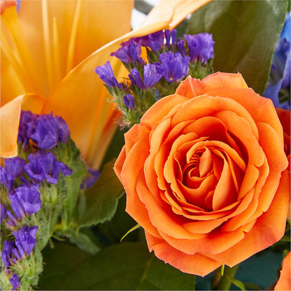 Radiant Citrus Box Bouquet –  Unique Flowers And Wedding, Miami FL