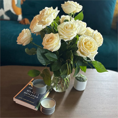 Long Stem Yellow Rose Bouquet –  Unique Flowers And Wedding, Miami FL