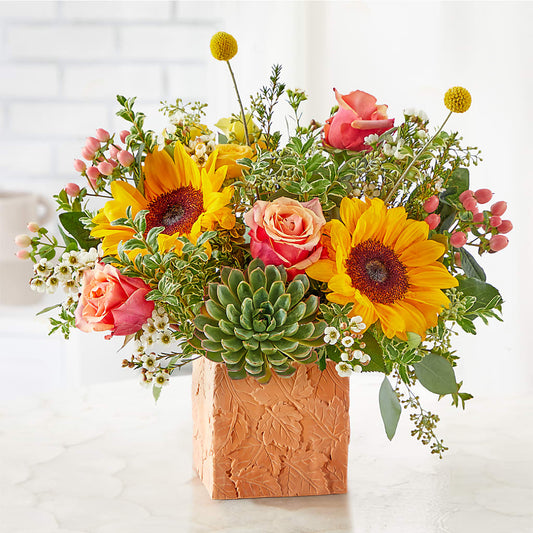 Sunflower Season Bouquet –  Unique Flowers And Wedding, Miami FL