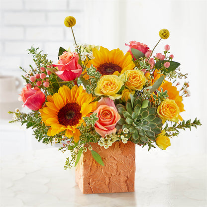 Sunflower Season Bouquet –  Unique Flowers And Wedding, Miami FL