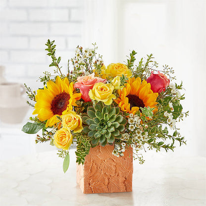 Sunflower Season Bouquet –  Unique Flowers And Wedding, Miami FL