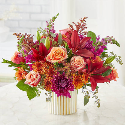 Burgundy Landscape Bouquet –  Unique Flowers And Wedding, Miami FL