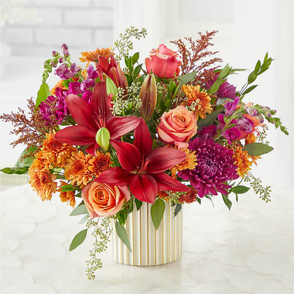 Burgundy Landscape Bouquet –  Unique Flowers And Wedding, Miami FL