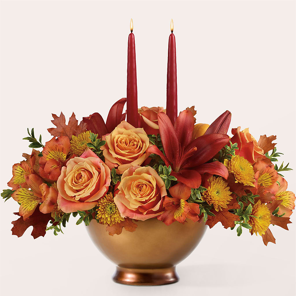 Harvest Table Centerpiece –  Unique Flowers And Wedding, Miami FL