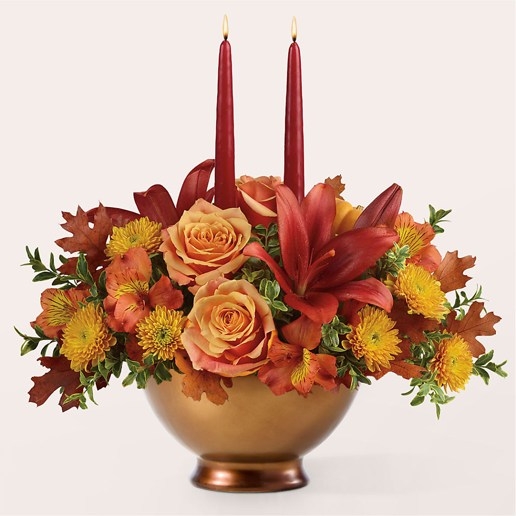 Harvest Table Centerpiece –  Unique Flowers And Wedding, Miami FL