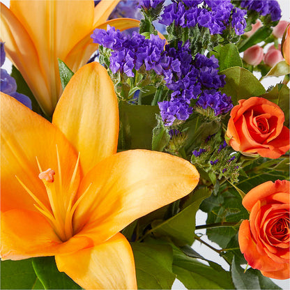Radiant Citrus Bouquet –  Unique Flowers And Wedding, Miami FL