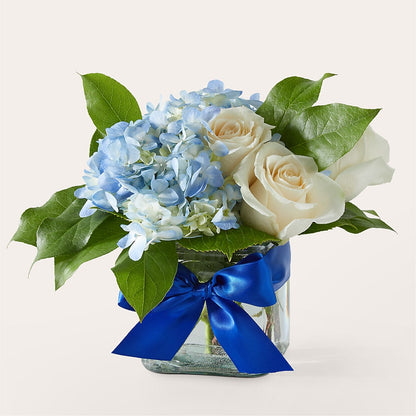 Sky Blue Delight Bouquet –  Unique Flowers And Wedding, Miami FL
