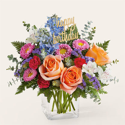 Birthday Bash Bouquet –  Unique Flowers And Wedding, Miami FL