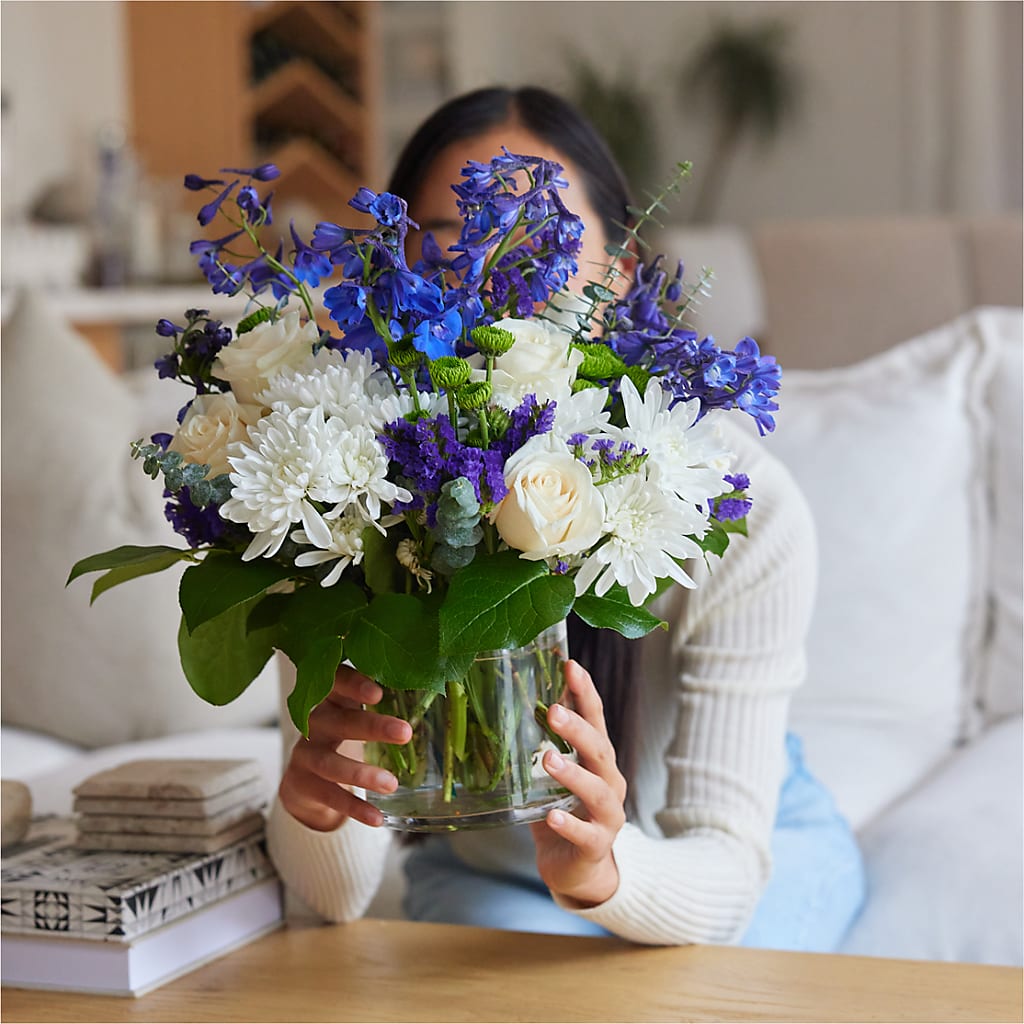 Cerulean Waves Bouquet –  Unique Flowers And Wedding, Miami FL