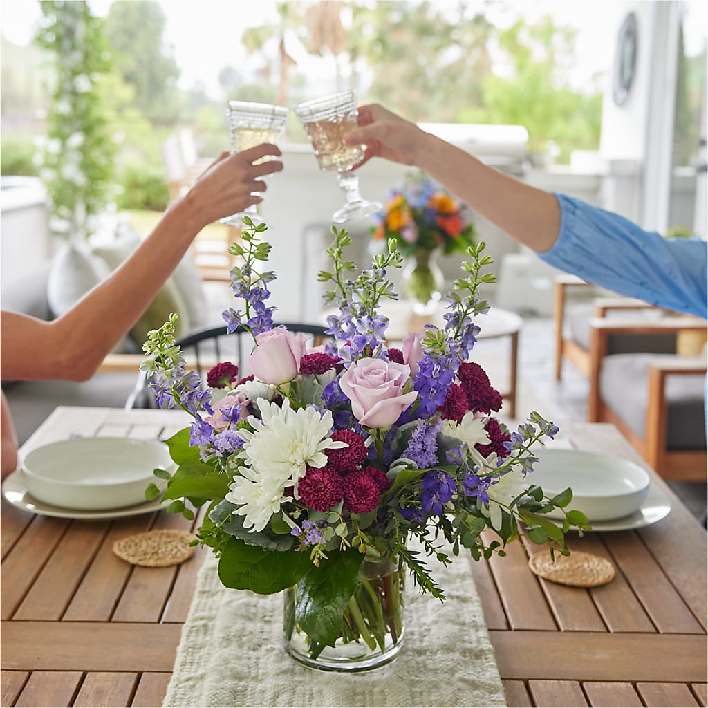 Violet Frost Bouquet –  Unique Flowers And Wedding, Miami FL