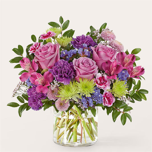 Glass Half Full Bouquet –  Unique Flowers And Wedding, Miami FL