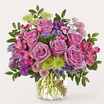 Glass Half Full Bouquet –  Unique Flowers And Wedding, Miami FL