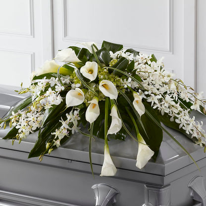 Angel Wings Casket Spray –  Unique Flowers And Wedding, Miami FL