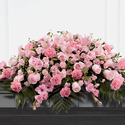 Garden of Comfort Casket Spray (Standard) –  Unique Flowers And Wedding, Miami FL