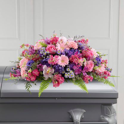 Glorious Garden Casket Spray –  Unique Flowers And Wedding, Miami FL