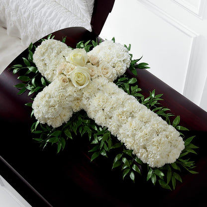 Peaceful Memories Casket Spray (Standard) –  Unique Flowers And Wedding, Miami FL