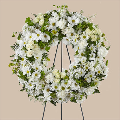 Faithful Wishes Wreath –  Unique Flowers And Wedding, Miami FL