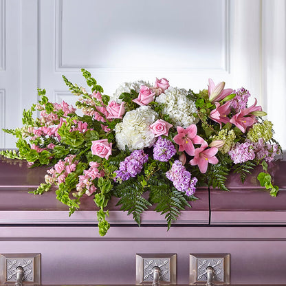 Life's Gratitude Casket Spray –  Unique Flowers And Wedding, Miami FL