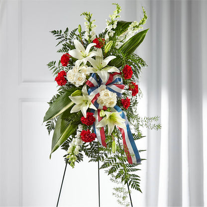 Stars of Life Standing Spray –  Unique Flowers And Wedding, Miami FL