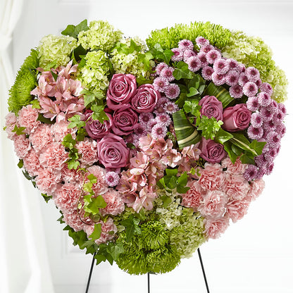 Heartwarming Standing Heart –  Unique Flowers And Wedding, Miami FL