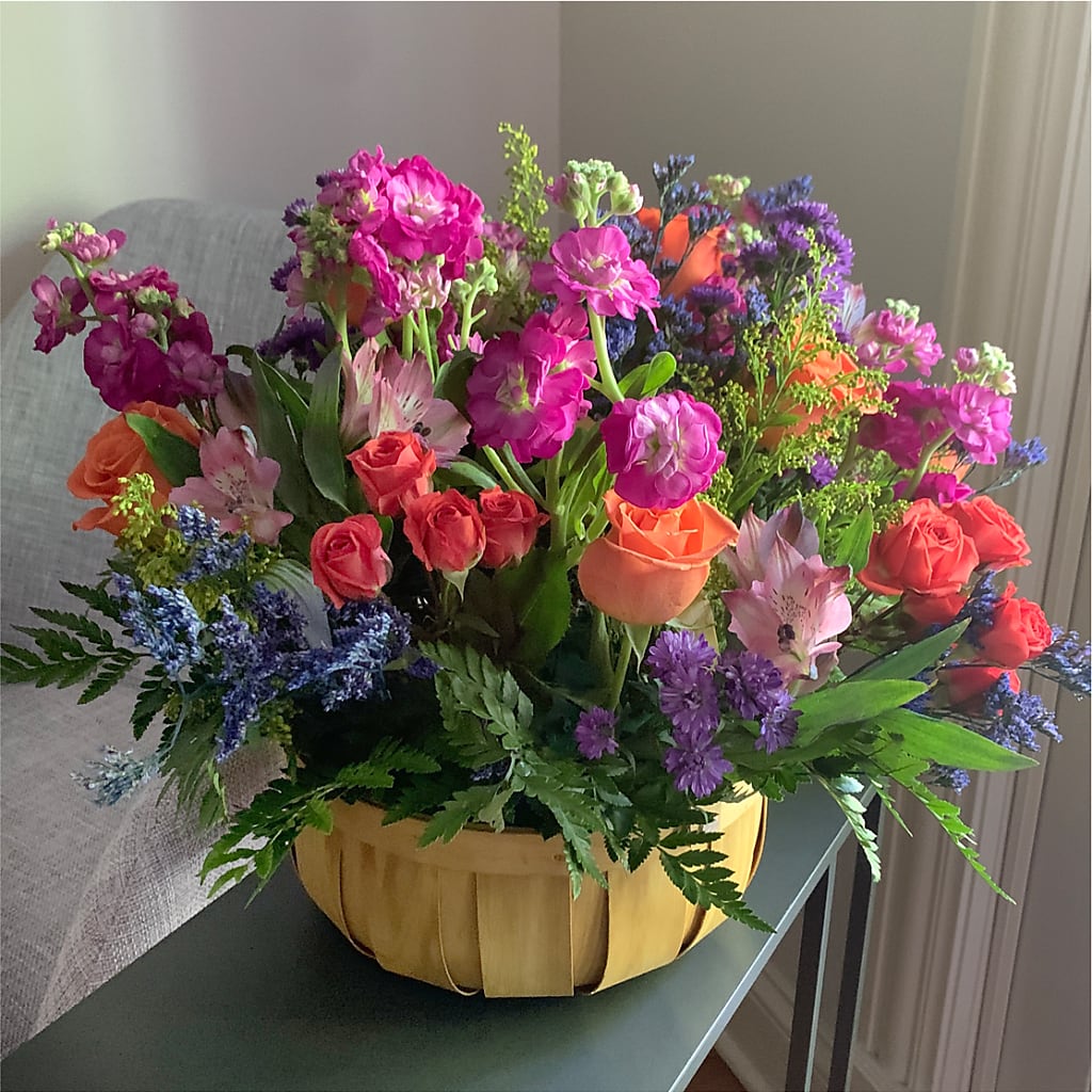 Garden of Life Basket –  Unique Flowers And Wedding, Miami FL