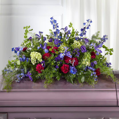 Always Treasured Casket Spray –  Unique Flowers And Wedding, Miami FL