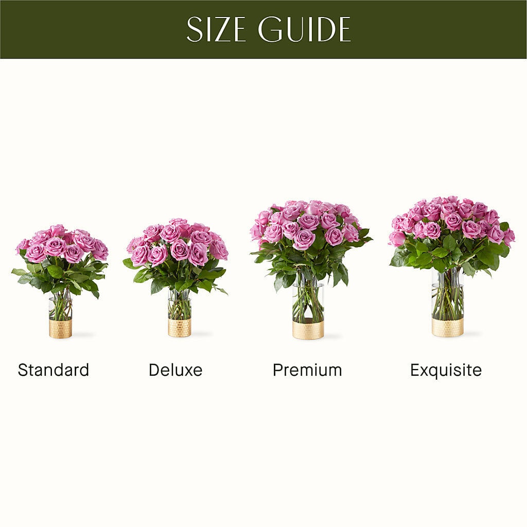 Secret Admirer Lavender Rose Bouquet –  Unique Flowers And Wedding, Miami FL