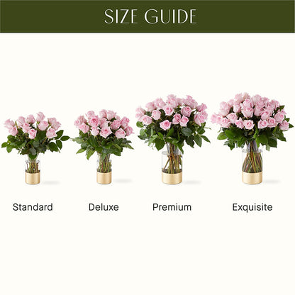 Picture Perfect Pink Rose Bouquet –  Unique Flowers And Wedding, Miami FL