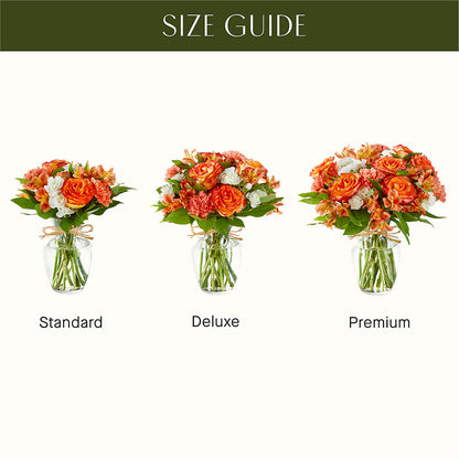 Apricot Glow Bouquet –  Unique Flowers And Wedding, Miami FL
